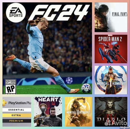 Подписка PS plus игры PS4, PS367