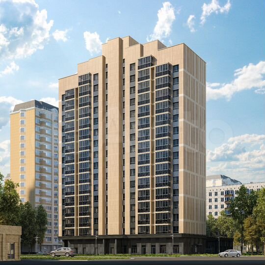 1-к. квартира, 48 м², 15/17 эт.