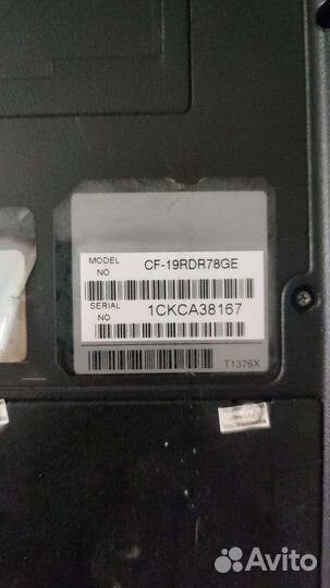 Panasonic toughbook cf 19 с диагностикой