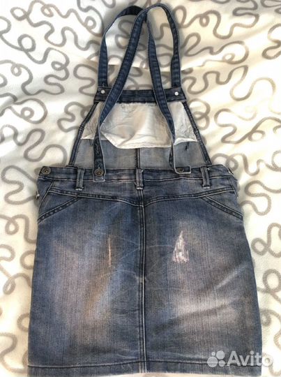 Женская одежда/ Юбка/ джинсовый сарафан