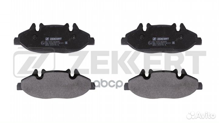 Колодки тормозные zekkert BS1211 диск. передн. MB