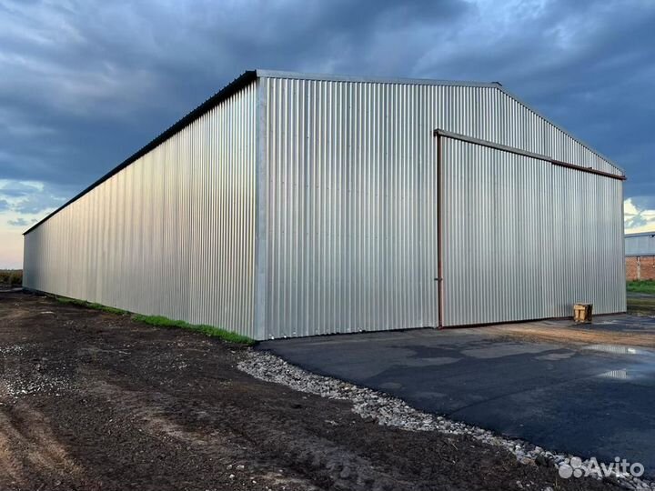 Возведение ангаров навесов складов