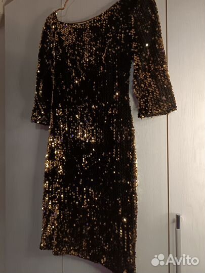 Платье вечернее пайетка р. 42