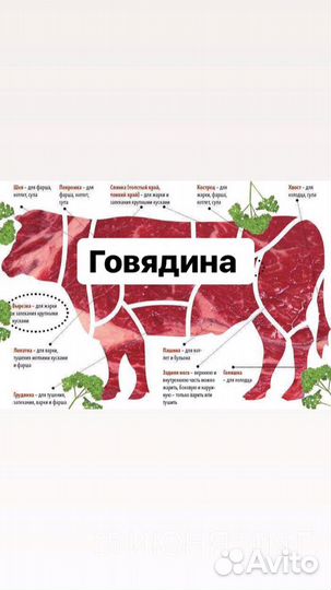 Мясо говядина от кфх