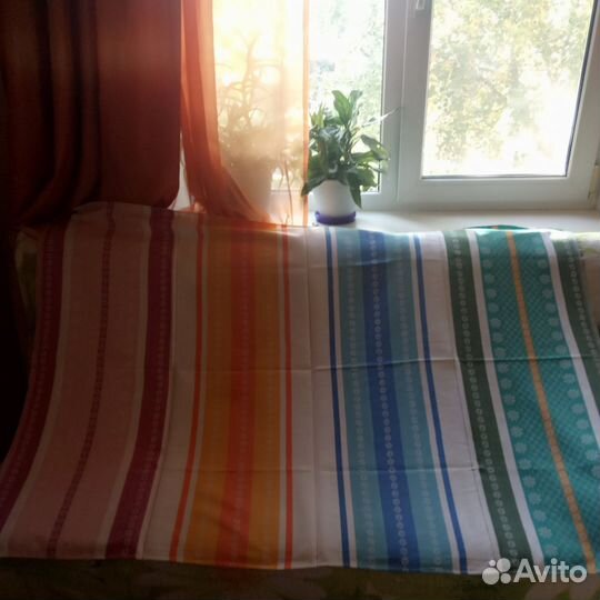 Скатерть лён СССР винтаж