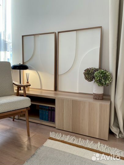 Панно картина в стиле Zarahome, HM home, IKEA