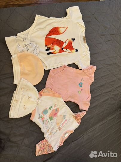 Вещи для новорржденной девочки р-р 56-62