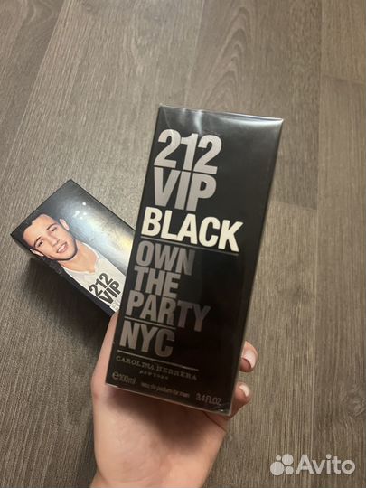 Духи Carolina Herrera 212 Vip Black Новые Мужские