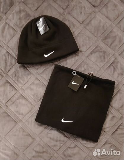 Шапка мужская+снуд (флис)