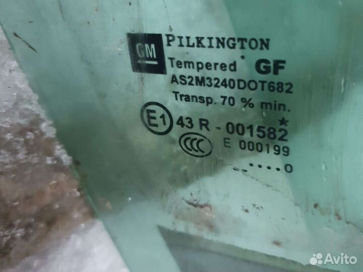 Стекло двери Opel Astra H