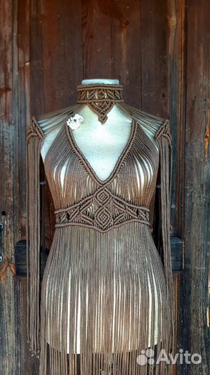 Макраме топ и чокер