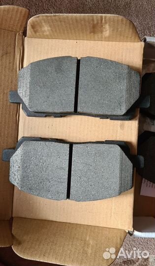 Колодки тормозные передние metaco