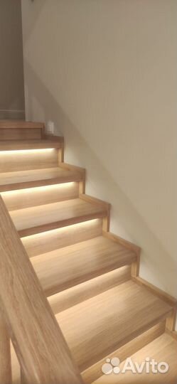 Лестница деревянная под ключ