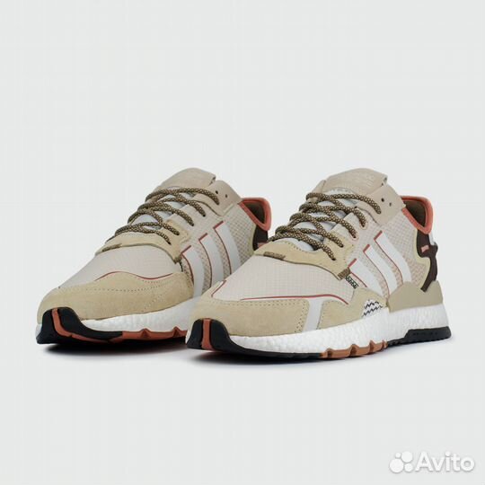 Кроссовки Adidas Nite Jogger Beige / Wh