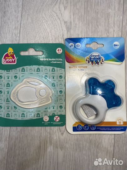 Прорезыватель новый pigeon, sanpol babies, lubby