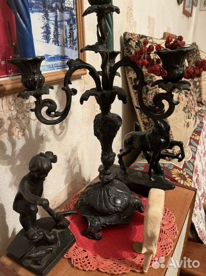 Каслинское литье подсвечник