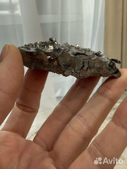 Слиток чистого висмута