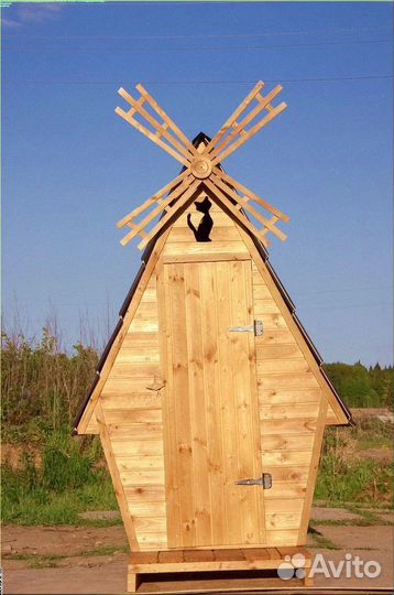 Уличный туалет с установкой Ч212