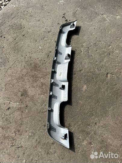 Renault sandero 2 накладка заднего бампера