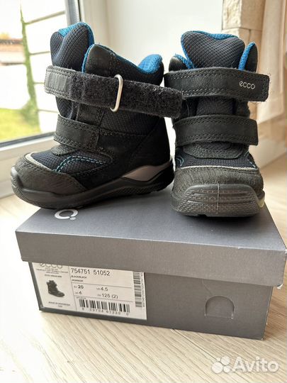 Ботинки ecco зимние 20
