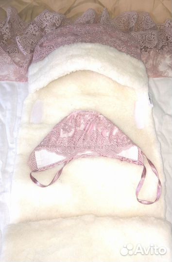 Конверт на выписку зимний для девочки