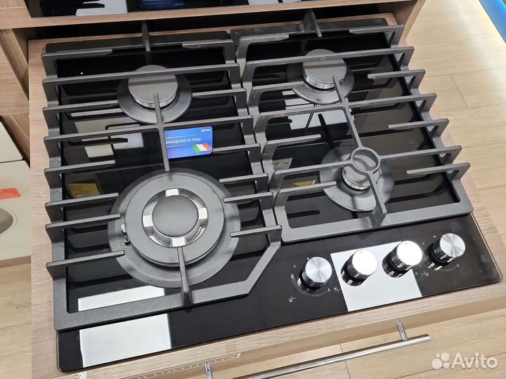 Новые Газовые варочные панели midea