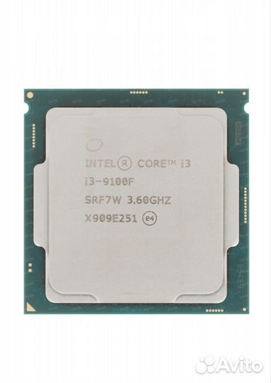 Процессор intel core i3 9100f