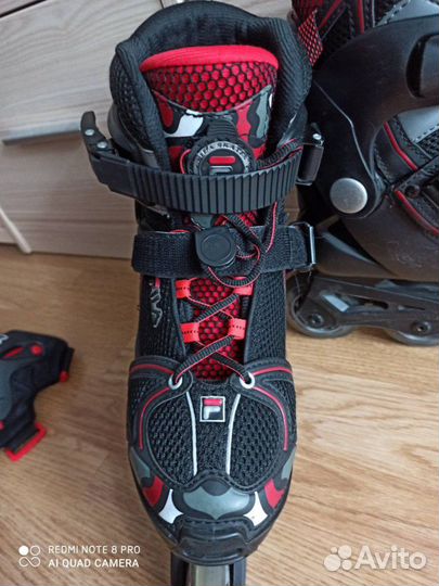 Раздвижные роликовые коньки+ защита+ сумка