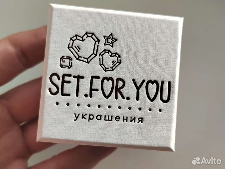Серьги клевер позолота