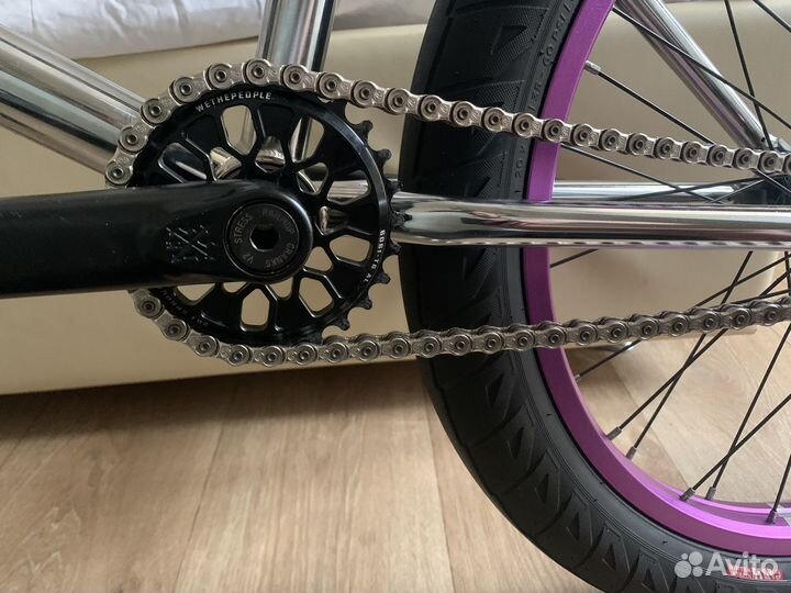 Звезда и цепь bmx