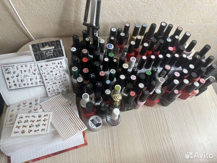 Гель лаки для маникюра набор бу