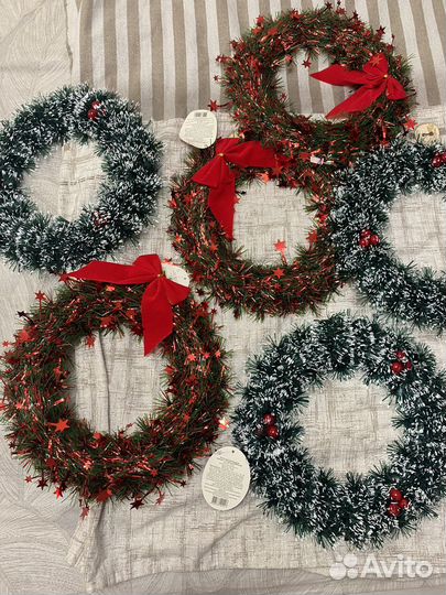 Венок новогодний диаметр 28