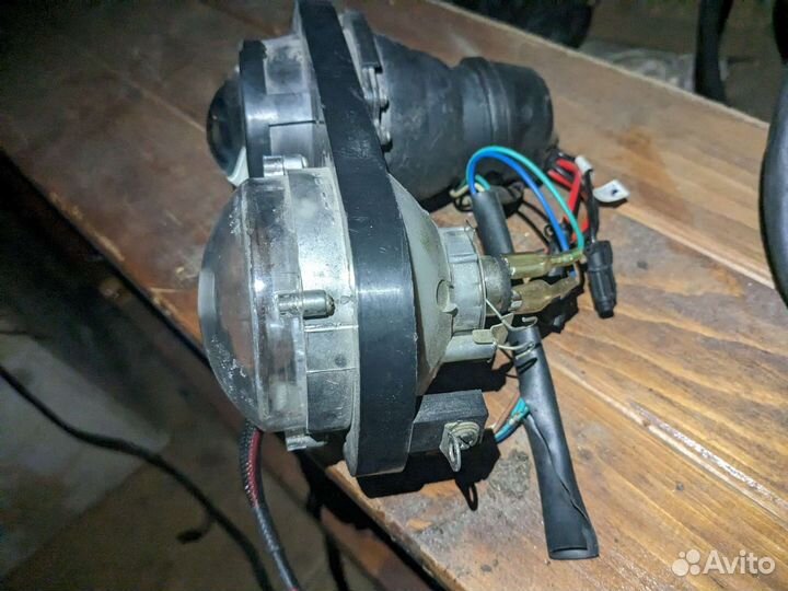 Линзованный блок фара Stels GS/GT 400