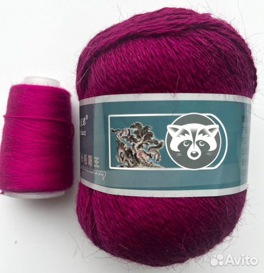 Ангора. Пряжа ангора 80. Пух норки