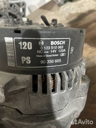 Генератор на opel astra h 0123510063