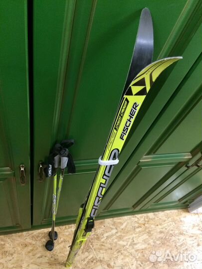 Лыжи Fisher sprint crown, ботинки