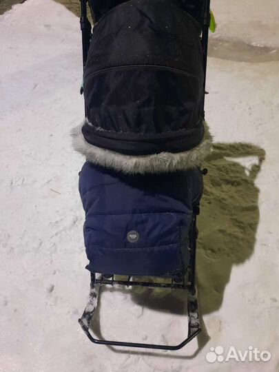 Детские санки коляска