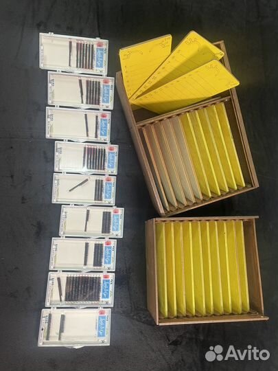 Материалы для наращивания ресниц, лэшбокс