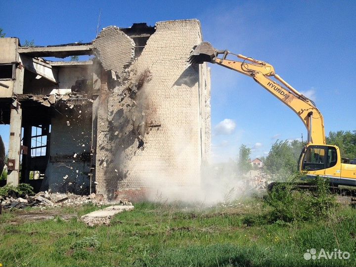 Демонтаж зданий снос сооружений снос домов