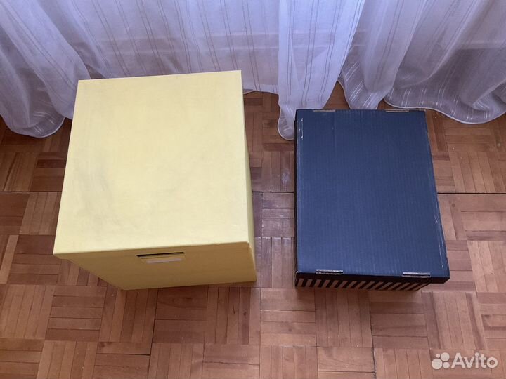 Коробки для хранения икеа-2 штуки