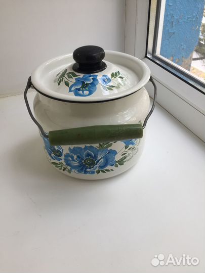 Бидоны эмалированный и алюминиевый