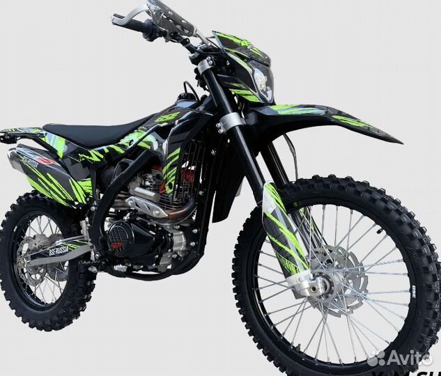 Эндуро / кросс мотоцикл BSE Z5 21/18 neon black