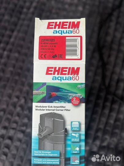 Фильтр для аквариума eheim aqua60 угловой