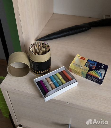 Набор карандаши modi и художественная пастель