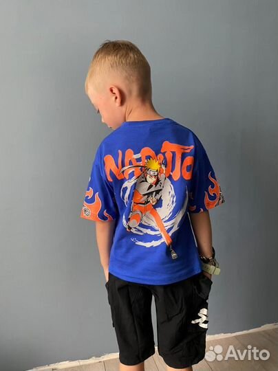 Костюм детский двойка летний Наруто