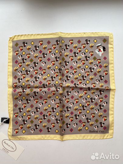 Шелковый платок Radical chic новый