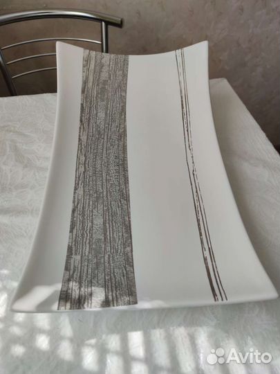 Блюдо Шяуляй (Литва) ручная роспись СССР для суши