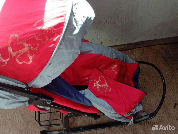 Детские санки коляска бу