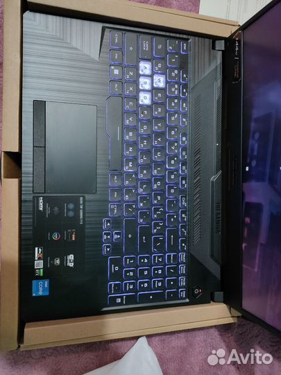 Игровой Asus TUF gaming F15 i5/3050 (на гарантии)