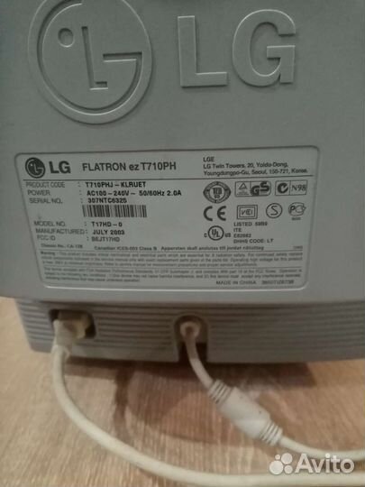 Монитор LG flatron ez T710PH